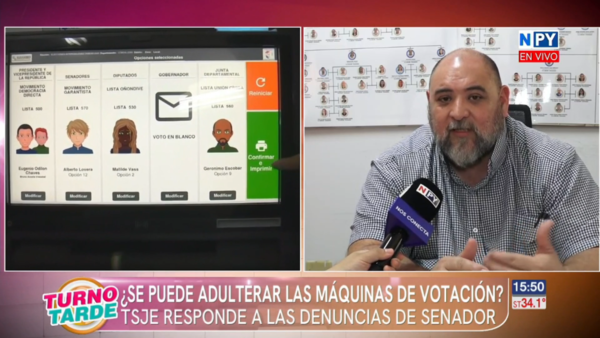 TSJE responde a polémica demostración de manipulación de boletas y defiende seguridad del voto electrónico