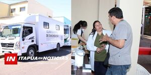 MÓVIL DE SALUD ATENDIÓ EN EL CONCURRIDO CIRCUITO COMERCIAL DE ENCARNACIÓN