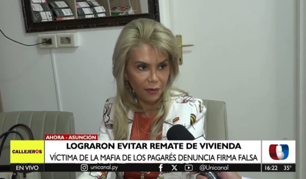 Mafia de los pagarés: víctima evita remate de su vivienda tras falsificación de su firma | Unicanal