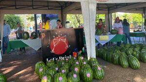 Cordillera: Premiaron a la sandía más grande y a la más sabrosa