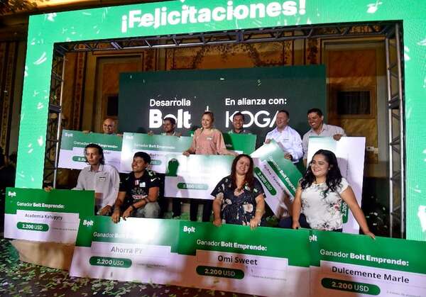 Bolt Emprende premia diez proyectos con dinero y mentoría - Empresariales - ABC Color