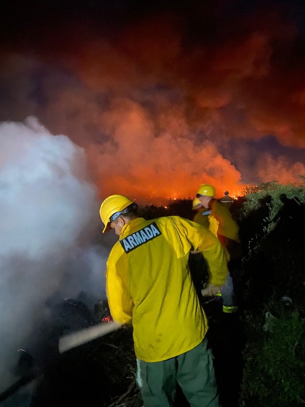 Bomberos sofocaron incendios en zona Costanera Sur