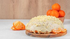 Pastel festivo con glaseado de chocolate blanco y mandarinas - Gastronomía - ABC Color