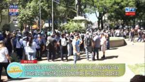 UNA paraliza sus actividades y exige mayor presupuesto para educación superior