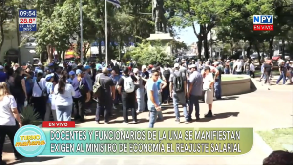 UNA paraliza sus actividades y exige mayor presupuesto para educación superior