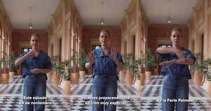 La Nación / Con lengua de señas, primera dama invita a edición inclusiva de Feria Palmear