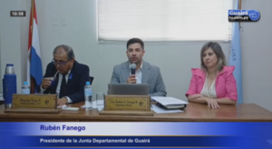 Directora de educación estuvo en la sesión de la Junta Departamental