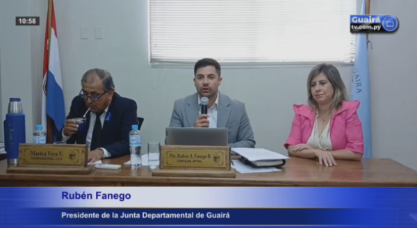 Directora de educación estuvo en la sesión de la Junta Departamental