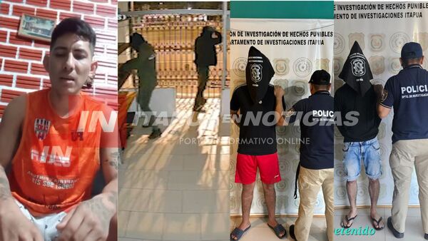 MESES ATRÁS DENUNCIÓ A POLICÍAS, AYER FUE DETENIDO POR UN HURTO MILLONARIO.