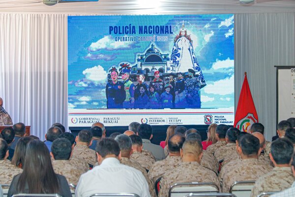 Policía activa Operativo "Caacupé 2025" con 5.000 agentes