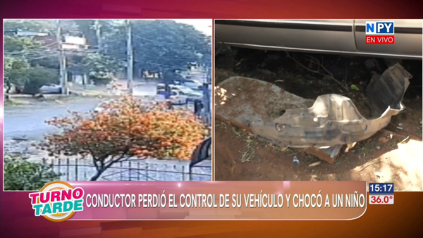 Brutal accidente en Asunción: menor aplastado por un vehículo tras choque