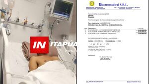 PIDEN AYUDA PARA MOTOCICLISTA QUE SUFRIÓ GRAVES FRACTURAS FACIALES