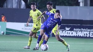 Intenso partido entre el Canario y el Trico, faltó el gol