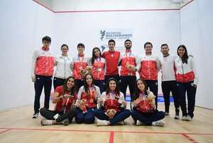 Juegos Bolivarianos: El Squash suma cinco medallas para nuestro país - Polideportivo - ABC Color