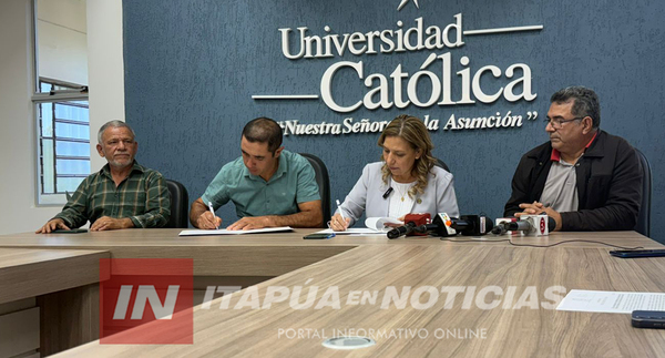 UCI FIRMA MEMORÁNDUM DE ENTENDIMIENTO CON PRODUCTORES ECOLÓGICOS DE NUEVA ALBORADA