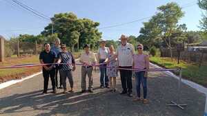 Inauguran pavimento tipo empedrado en una arteria clave del Barrio San José de Cap. Miranda