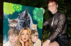 De un DVD a una pintura única: así nació el homenaje paraguayo que Shakira podría ver en Asunción