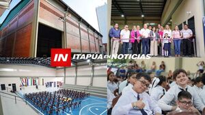 INAUGURAN POLIDEPORTIVO QUE IMPULSA LA EDUCACIÓN Y EL DEPORTE EN ENCARNACIÓN