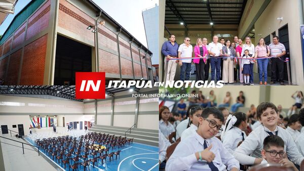 INAUGURAN POLIDEPORTIVO QUE IMPULSA LA EDUCACIÓN Y EL DEPORTE EN ENCARNACIÓN