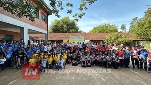 MUNICIPALIDAD DE CAMBYRETÁ INICIA OBRAS EN LA ESCUELA SAN JUAN BAUTISTA