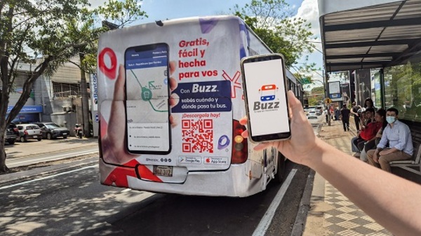 Buzzpy: app paraguaya con buses en tiempo real
