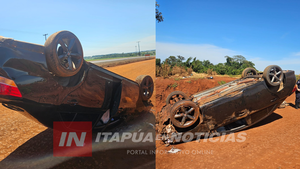 ACCIDENTE DE TRÁNSITO DEJA UN POLICÍA LESIONADO