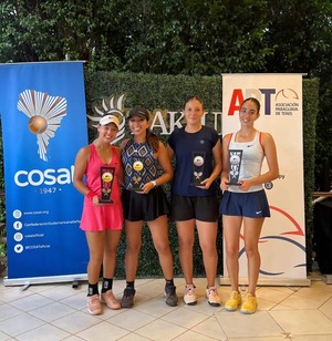 Julieta Marcos Cattoni y Valeria Santander son campeonas de dobles del APT Open - La Tribuna