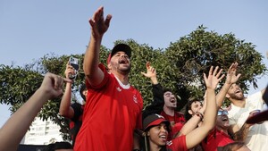 Miles de seguidores de Palmeiras y Flamengo toman Lima