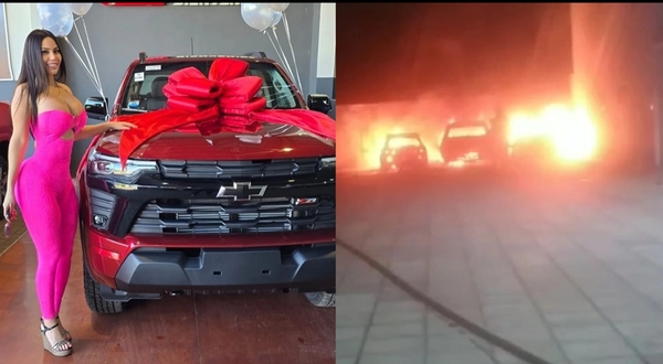 Popular / ¡Flor Maldonado cree que una exmodelo mandó quemar su camioneta!