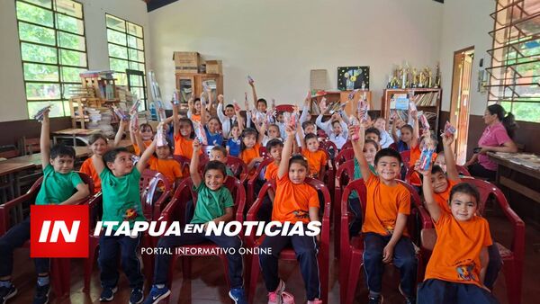 ESTUDIANTES DE ITAPÚA RECIBEN KITS DE HIGIENE BUCAL Y CAPACITACIÓN EN SALUD