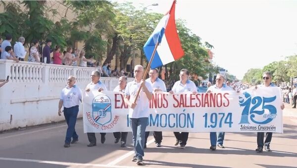 Concepción celebró 125 años de presencia salesiana con un emotivo desfile de exalumnos - Concepción al Día