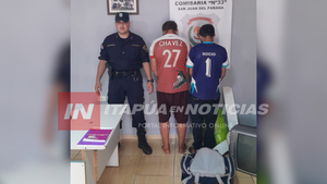 APREHENDEN A DOS HOMBRES EN FLAGRANCIA POR HURTO AGRAVADO EN SAN JUAN DEL PNÁ.