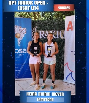 Keira Marín Meyer gana final paraguaya del APT Junior Open en Rakiura - La Tribuna