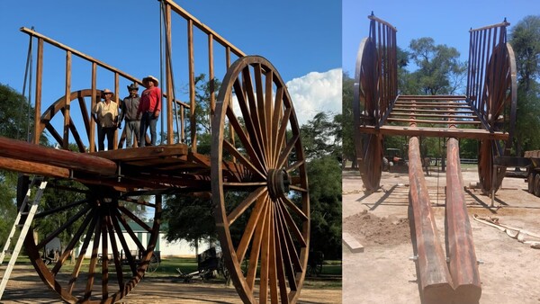 La carreta más grande de Paraguay estará en el Chaco: Los detalles de su tamaño y origen