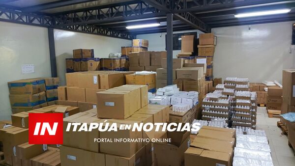 ITAPÚA RECIBE MEDICAMENTOS E INSUMOS PARA FORTALECER LA ATENCIÓN MÉDICA