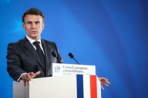 Macron anuncia un servicio militar voluntario a partir de verano de 2026