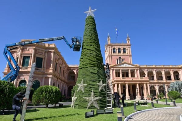 “La Navidad Florece en Paraguay” se enciende este domingo frente al Palacio de Gobierno - ADN Digital