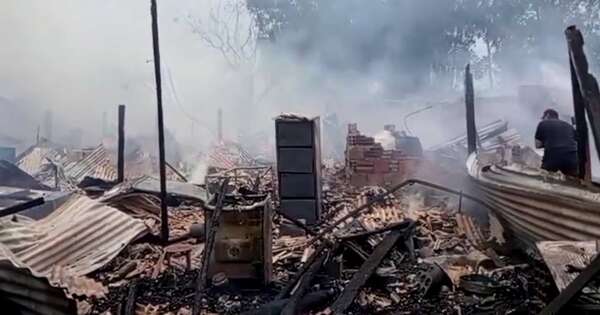 Diario HOY | Sajonia: incendio en Villa Cangrejo dejó más de 40 familias afectadas