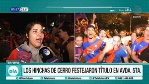 Gran euforia en Barrio Obrero: Cerro Porteño celebra su título número 35