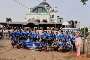 Ciclistas Llegan de Arroyito a Pagar Promesas a la Virgen