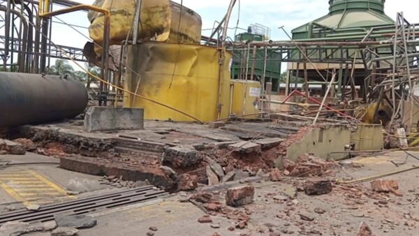 Explosión en fábrica de Capiatá deja tres heridos