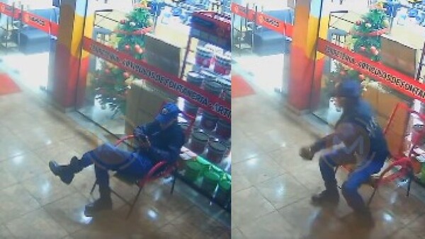 Guardia casi es aplastado por furgoneta que impactó el local que custodiaba en Caaguazú