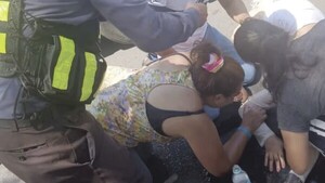 Joven fue atropellada al huir de su pareja