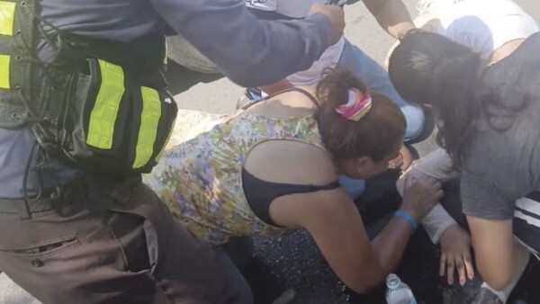 Joven fue atropellada al huir de su pareja