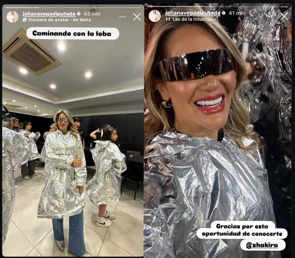 Diputada Johanna Vega genera críticas por participar en la caminata del show de Shakira