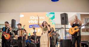 La Nación / “¡Quiero vivir así! #SinViolencia” cerró con show de Dalma Ferreira y Bohemia Guaraní