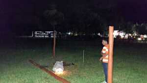 Tragedia en San Alfredo: Palo del arcó cayó sobre un adolescente