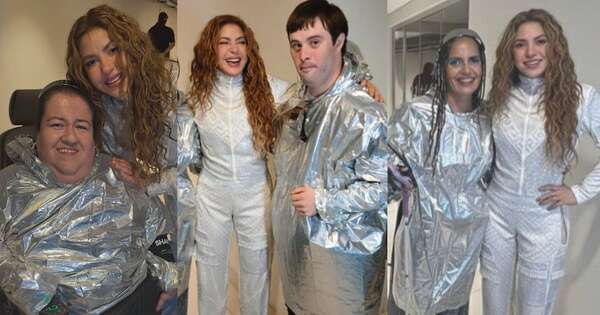 La Nación / Un pasillo, tres historias y Shakira: el momento más tierno de su paso por Asunción