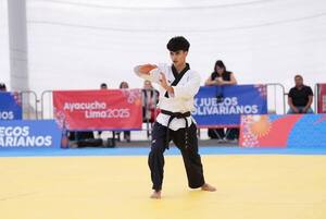 El taekwondista Taekyo Priore logró la 11ma medalla de Paraguay en los Juegos Bolivarianos 2025