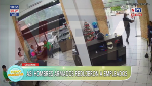 Cuatro delincuentes armados asaltaron un consorcio de Capiatá y se llevan un millonario botín